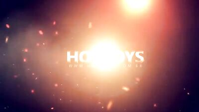 Employee sticks his dick in boss's mouth.