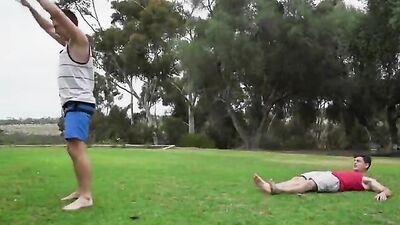 Muscular top gives a good anal fucking