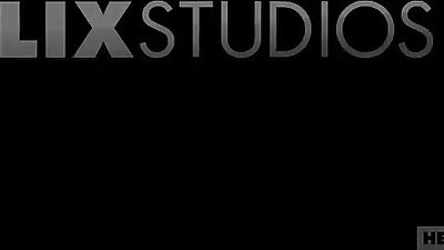 Blonde Adonis with a long and thick tail.