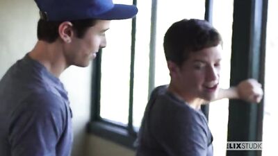 He gives bare-ass spankings to his buddy and it turns him on