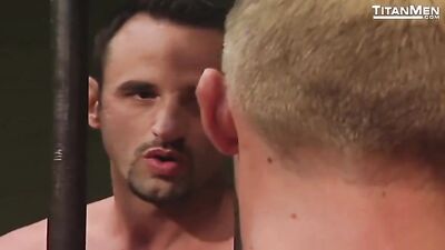 He puts his cellmate on in his prison cell.