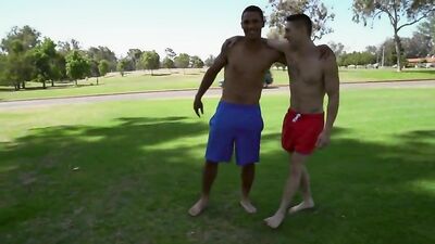 Sexy athlete gets an anal pounding he won't forget in a hurry