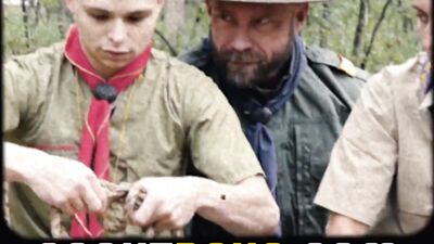 ScoutBoys - Hung Scoutmaster watched as he barebacks hot scout in wood