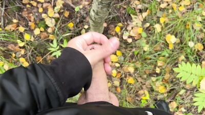 Fucked a stranger in the woods without a condom and cum inside