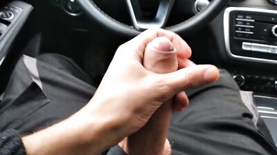Horny Guy Sticks His Finger In And Plays With The Foreskin, Ends With A Big Squirting Cumshot