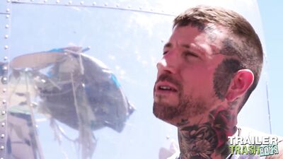TRAILERTRASHBOYS Joel Someone Barebacks With Ryan Sebastian