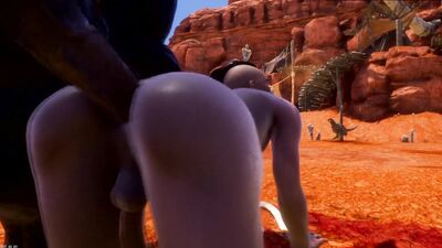 Sticking hard in the boy's ass 3D