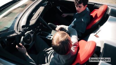 French Twink Fucked & Pissed on in public by hot blonde in the USA - Free Full Length HD Gay Movie