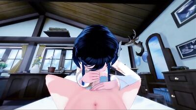 Femboy Venti gets fucked from your POV - Gay Genshin Impact Hentai.