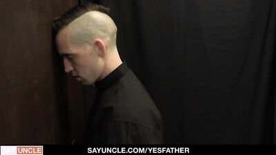 Catholic Boy Trent Marx Confesses His Sins To Priest Ethan Sinns & Gets On His Knees For Forgiveness