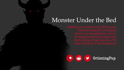 [Audio] Deep Voiced Monster Under The Bed Fucks You