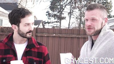 GayCest Stepdad Brian Bonds and his buddy breed his stepson