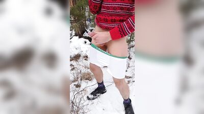 handjob in the woods