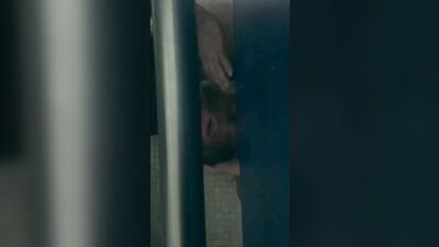 Understall College Bathroom BJ with CUM swallowed