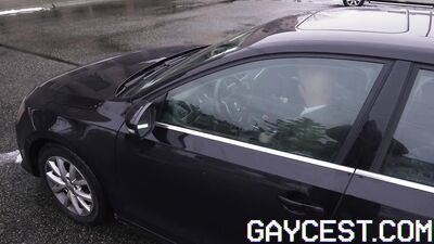 Gaycest DILF professor uses large dildo on stepsons hole