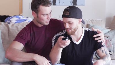 Old Gay Daddy Has Fun With Younger Str8 Cock