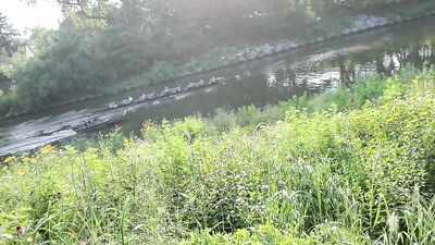 KennieJai walks around naked outside and gets caught