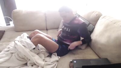 Caught Jerking Off & Cum