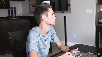 Boy Trevor Harris & Blond Classmate Julian Bell Flip Fuck Raw