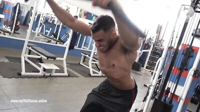 Naked in public gym tv show