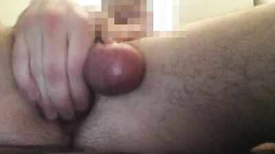 boy self fucks his ass with his own cock and cums