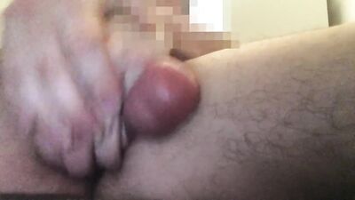 boy self fucks his ass with his own cock and cums