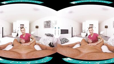 Gay VR PORN - Gamer boyfriend take a big dick the ass