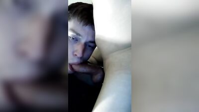 Faggot twink Sucks & Worships Hung Straight b/c Girlfriend Won't (full video)