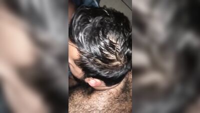 College hairy Indian sucks off black friend
