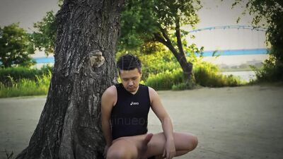 【ONALOG】野外で潮吹きオナニー