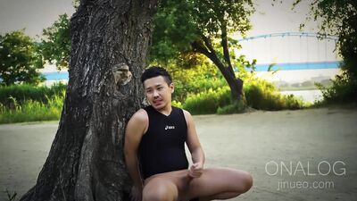 【ONALOG】野外で潮吹きオナニー