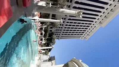 Calhoun Sawyer fucks Daniel Hausser at Ceasars Palace Window