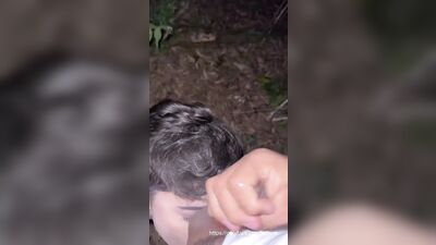 Public sex bareback in the mountains cruising fucking with curious hetero big dick cums inside