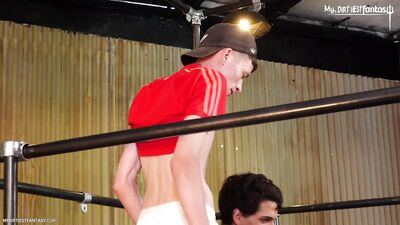 TWINK MONSTER COCK uses his Czech as his boy toy ruining his HOLE