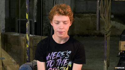 Twink Avery Monroe spanked during hardcore anal play