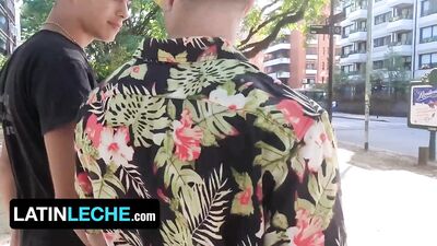 Latin Leche - Four Horny Latin Dudes Getting Sensual In Room Together Suck Each Others Cock