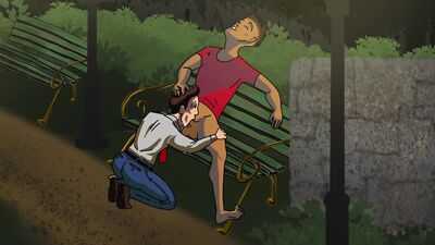 MidCummer's Night Dream Public Park Group Sex Night Cartoon Animation Gay Orgy Bukakke