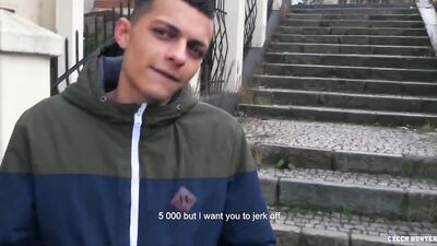 CZECH HUNTER 512 - Amateur Bareback POV In Tight Twink Shaved Ass