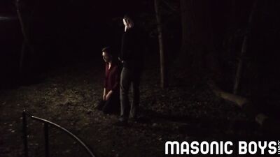 MASONICBOYS - Cole gets milked and fingered by older daddy priest