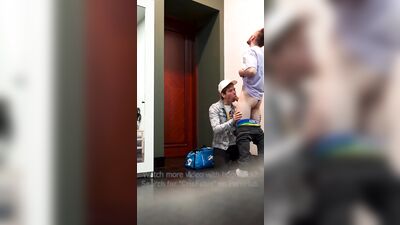 A young pizza delivery man sucked my dick and wants me to fuck him.