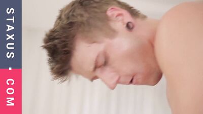 Oiled Up, Fucked Down Sc.4 (STAXUS) Bareback and Threesome