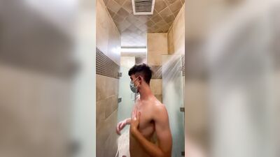 Hard teen in locker room || ThatSkinnyBoy ||