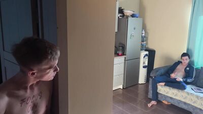 I spied on my stepbrother as he jerks off and decided to take his sperm