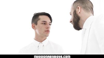 MissionaryBoys - Handsome Missionary Boy Cums In A Priest’s Mouth