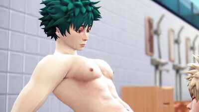 Hero's Bath Time - Midoriya x Bakugo - My Hero Academia 3D Animation Parody