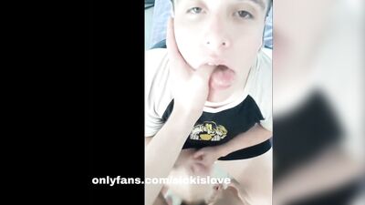 Fucking my Step brother hard and leaving his hole wide open & sucking cock he finishes all the cum