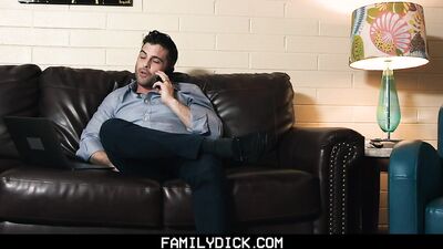 FamilyDick - Sex Hotline StepDaddy Fuck His Boy’s Smooth Hole