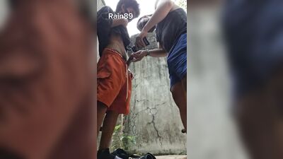 Outdoor fun with twink 19 years old