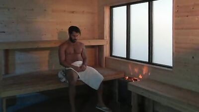 Gay Porn Video: Brun Sauna Sex with Adam Ramzi and Hector de Silva