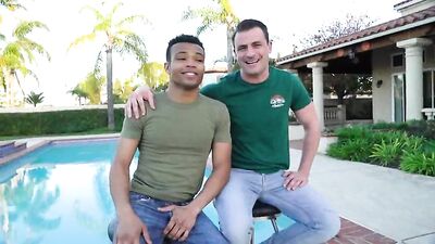 Gay Porn: Mixed Muscle Horsepower Rider